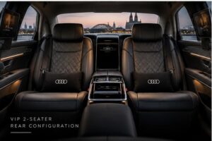 Audi A8 VIP Edition luxury rear passenger seats and premium interior