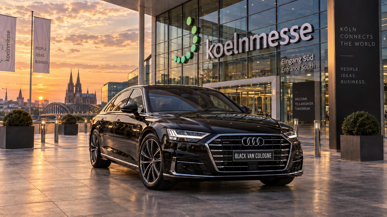 Premium chauffeur vehicles for shuttle service in Cologne