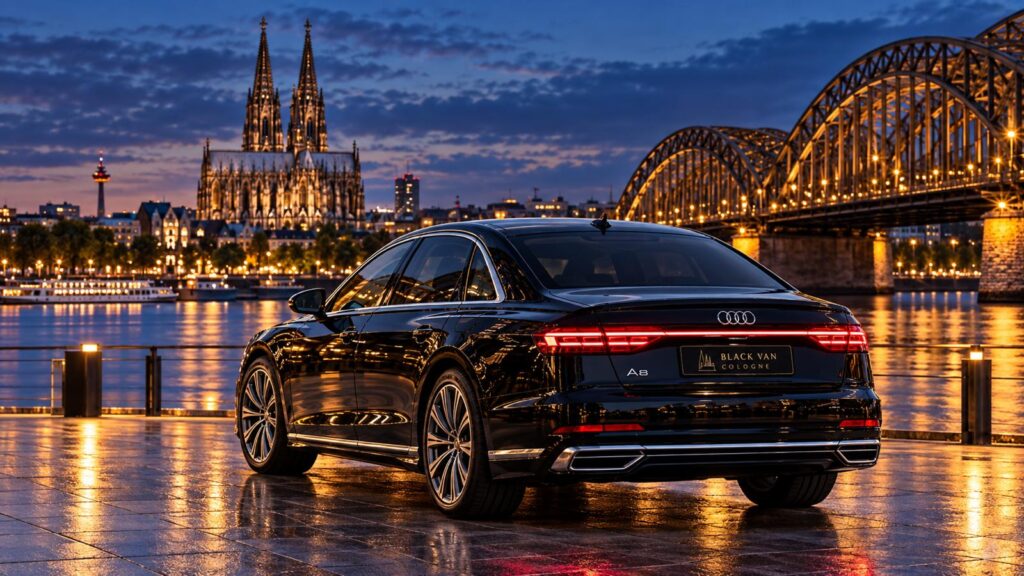 Audi A8 VIP Edition rear interior with premium seating and massage seats