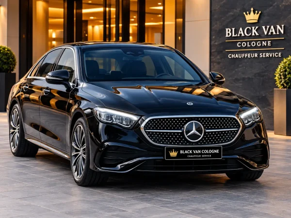 Mercedes-Benz E-Class – premium executive chauffeur vehicle in Cologne