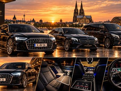 Black Van Cologne fleet and vehicle interiors
